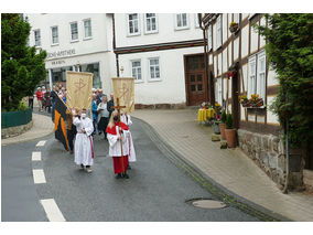 Bittprozession an Christi Himmelfahrt (Foto: Karl-Franz Thiede)